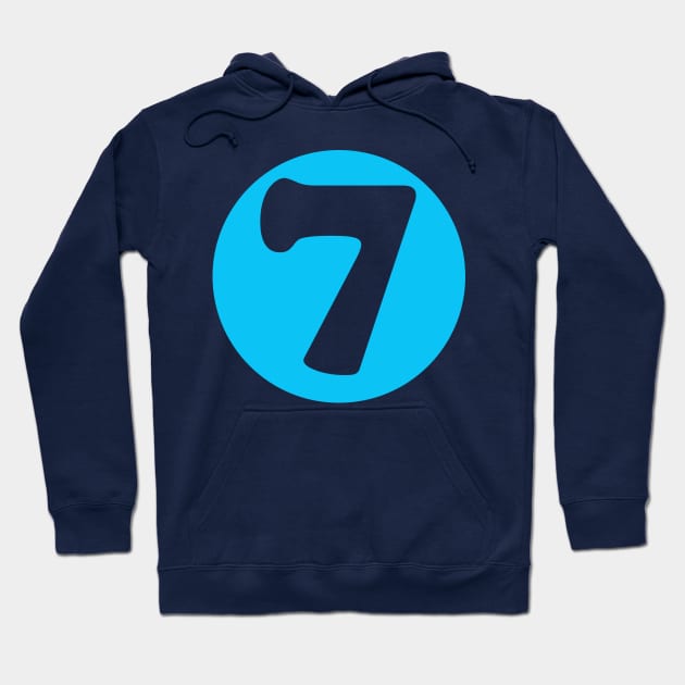 Number Seven #7 Hoodie by n23tees